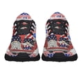 thumbnail image 5 of Happy 4th Of July Shoes Patriotic Gnomes Truck Print Sneakers Lightweight Comfortable Running Shoes for Men Women Black Size 7, 5 of 7