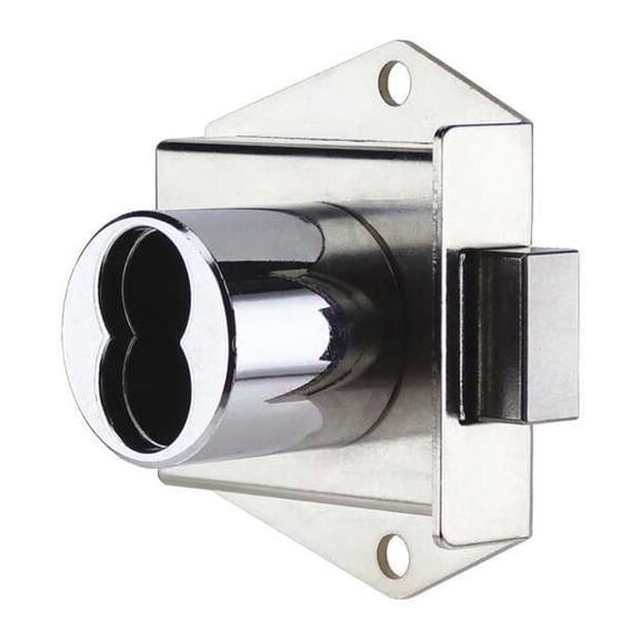 Ccl Interchang Core Dead Bolt,Silv,Rectang 72524