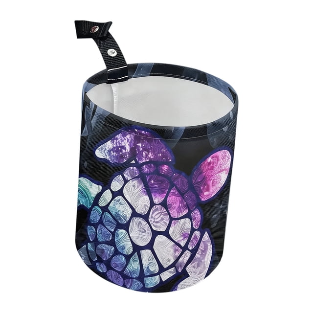 D Car Mounted Garbage Bin Hanging Type Car Rear Seat Storage Car Mounted Garbage Bin Portable Trash Can Hanging Back Seat Organizer Pattern D Nylon Spandex Fabric