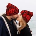 thumbnail image 5 of Hirioo Ladybugs 1 for Men's Knit Cuffed Beanie for Outdoor Activities Unisex, 5 of 6