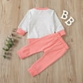 thumbnail image 3 of Conjunto de pants Gibobby Niño Bebé Niñass Otoño Invierno Color Bloque Manga Larga Joggers 18-24 Meses, 3 of 5