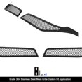 thumbnail image 2 of APS 2017-2019 Honda CR-V Black Wire Mesh Grille 1.8 mm wire mesh, 2 of 2