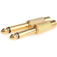 thumbnail image 2 of 24PCS RCA Female 6.5mm to 6.35mm Mono Plug Audio Connector Mono Plug Male to RCA Female Connectors, 2 of 5
