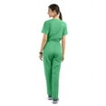 thumbnail image 5 of Strictly Scrubs Women’s Scrub Set – Includes V-Neck Top and Elastic Pant (Large, Jade), 5 of 7