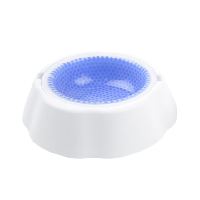 Pet Frosty Bowl for Dogs Cats with Stable Base Detachable Design Food Water Heat Made Indoor Outdoor Use