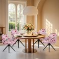 thumbnail image 4 of Xixirimido Cherry and Cherry Blossom Pattern Office Chair Covers Computer Stretch Accent Dining Chair Covers Swivel Desk Chair Armrest Slipcover for Mid-Back Rotating Chairs, 4 of 7