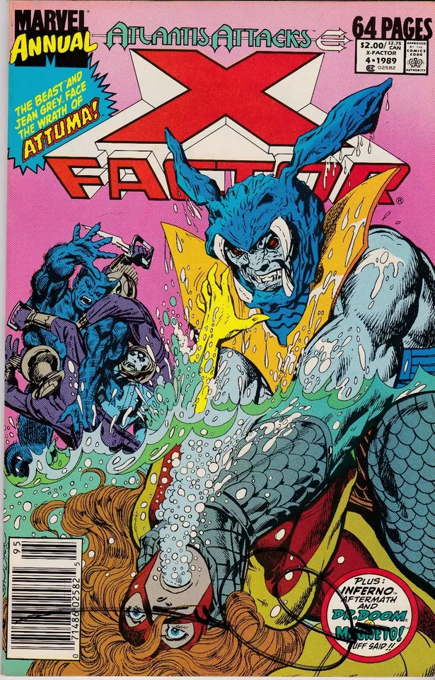 X-Factor Annual #4 Signed by Walt Simonson