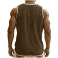 thumbnail image 6 of GUZOM Mens Brown T-Shirt 2-Pack, 100% Cotton Crew Neck Short Sleeve Tees, Soft Basic Casual Shirts for Men, Breathable Everyday Value Pack,Size XL, 6 of 6