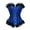 Blue, variant on Corsets for women lace overbust corset basques lingerie top victorian burlesque costume halloween Black 6XL