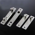 thumbnail image 3 of Door Pivot Hinge, 2pcs 360 Degree Rotation Hidden Door Shaft Pivot Hinges(130 X 25 Mm), 3 of 5