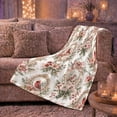 thumbnail image 5 of Vintage Cardinal Pine Branch Frame Elegant Rustic, Cozy Friendship Quote Scene, Warm Flannel Blanket for Living Room and Reading Nook, Art Lovers Thanksgiving Gift, Artistic Home Decor, 5 of 7