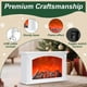 thumbnail image 4 of Chimenea WLHONG Blanca con Efecto de Llama LED 33x11x13 cm Portátil, 4 of 8