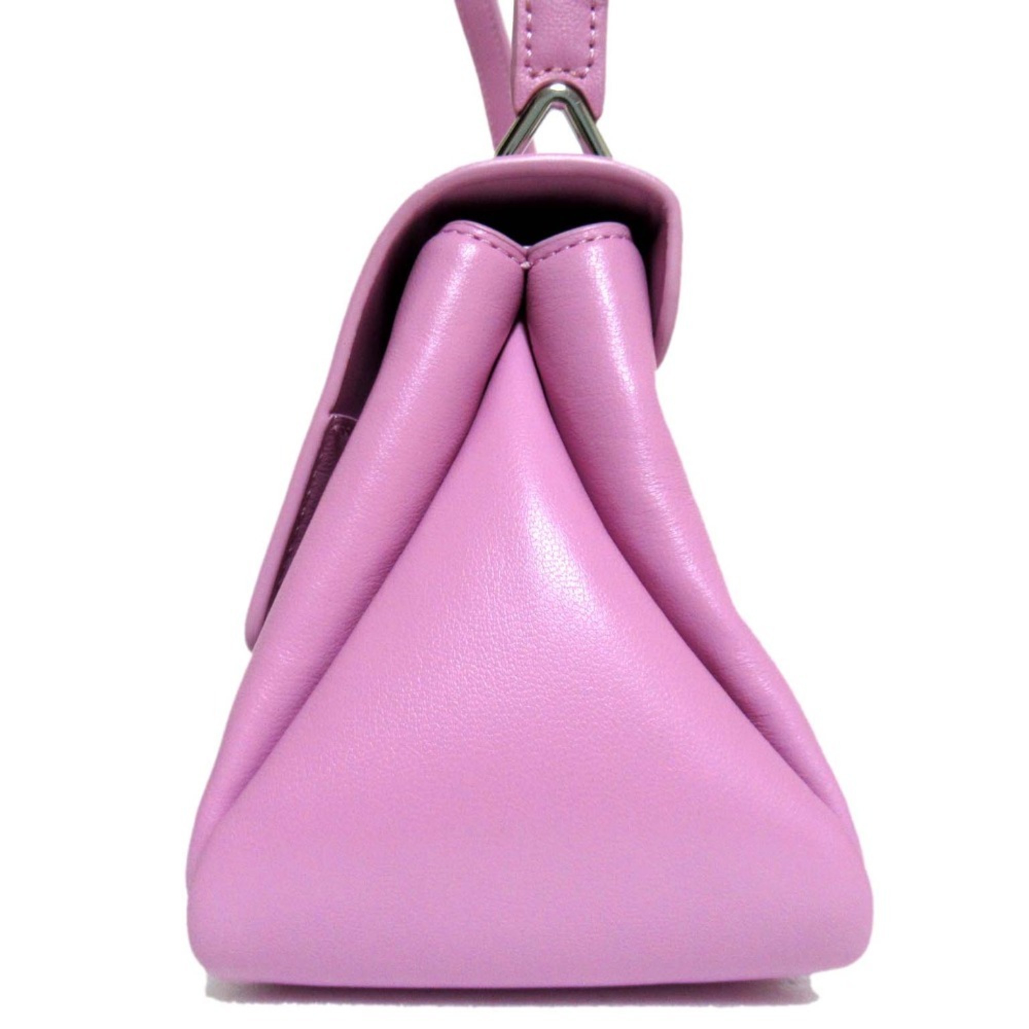 Pre-Owned Kate Spade Grace Leather Flap One-Shoulder Bag, Pink, Women's