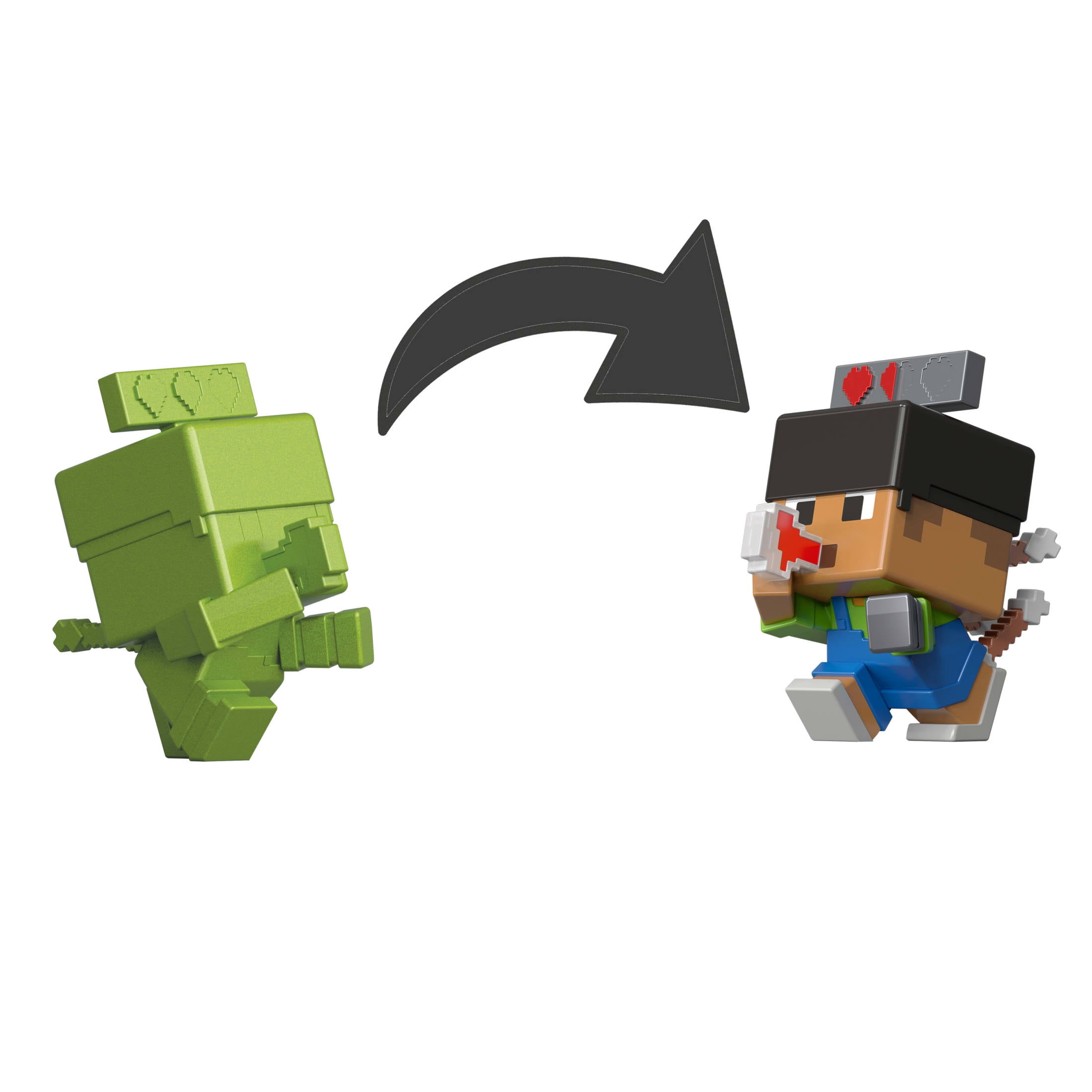 Minecraft Mini Mode Potion Brewing Action Figures with Color Reveal