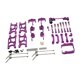 thumbnail image 4 of Conjunto de piezas de accesorios de actualización RC para 1//14 RC Crawler DIY modificación telemando , púrpura Violeta Sunnimix barra de dirección, 4 of 6
