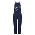 thumbnail image 3 of UPPADA Deals Of The Day Jumpsuits for Women Dressy Spaghetti Strap Jumpers Baggy Wide Leg Rompers Summer Plus Size Overalls with Pockets Overalls for Women Jumpsuits for Women Elegant, 3 of 4