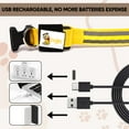 thumbnail image 6 of DOGGYLOVE LED Dog Collar – Lighted Collars for All Pets – USB Rechargeable Dog Collar for Pet Night Walking – Adjustable Light Up Dog Collar with Super Bright Safety - For Male/Female Dog (XS, Yellow), 6 of 7