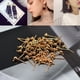 thumbnail image 5 of 50 Unidades de Resultados de Pendiente de Oreja Arete Unisexo Accesorio de DIY Oro, 5 of 6