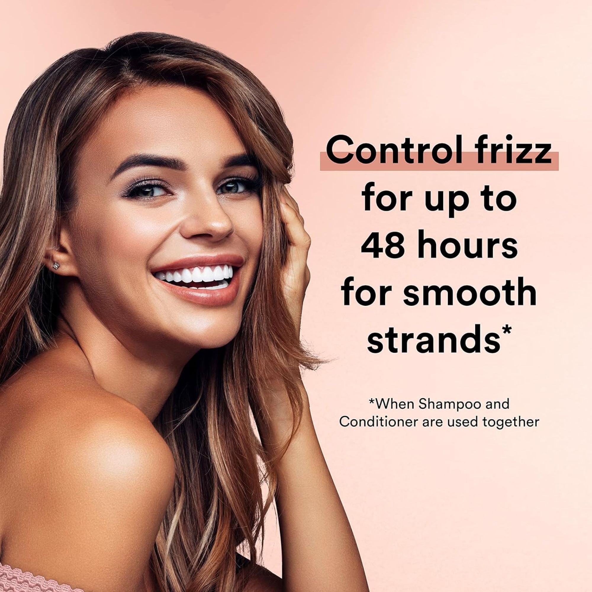 Suave Professionals Keratin Infusion Smoothing Shampoo and Conditioner with Pump 28 oz 2 Count