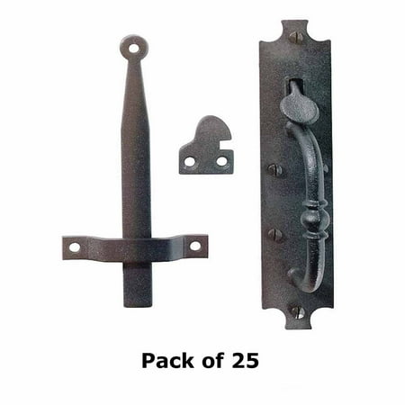 25 Cast Iron Door Latch Black Colonial Norfolk 8 Tall 25 Cast Iron Door Latch Black Colonial Norfolk 8 Tall Renovator S Supply