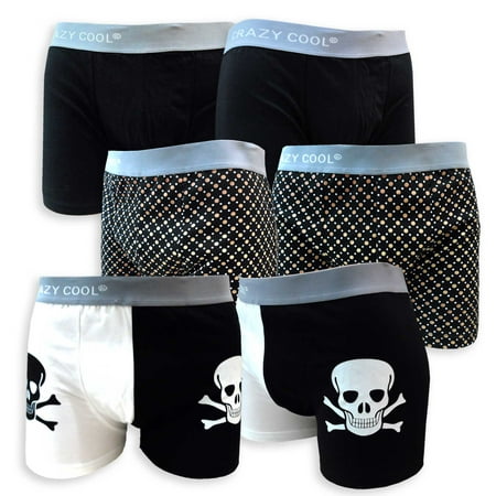 Crazy Cool - Crazy Cool Men's Cotton Boxer Briefs Underwear Variety ...