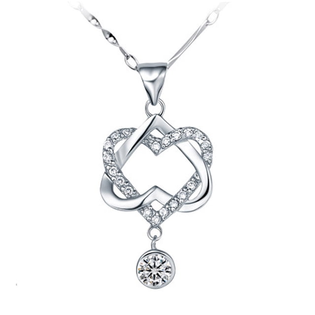 1 pieza collar con colgante de aleación para mujer, cadena de resina con pedrería, bisutería de moda
