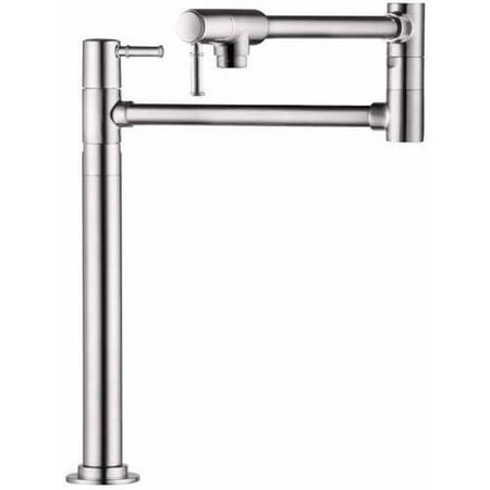 Hansgrohe Pot Filler Hansgrohe 04219830 Talis C Deck Mounted Pot Filler Faucet with 21-1/2