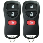 2 PACK KeylessOption Keyless Entry Remote Control Car Key Fob Replacement KBRASTU15 for 2002-2015 Nissan & Infiniti Vehicles