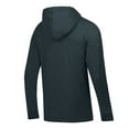 thumbnail image 3 of Men's ComfortWash  Charcoal Iowa Hawkeyes Long Sleeve Hooded T-Shirt, 3 of 3