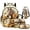 Galaxy Wolf, variant on Bulopur Elephant Print Kids Backpack Set 4 Pcs Wildlife Themed Lightweight Kids School Bag with Lunch Bag, Pencil Case and Water Bottle Cover for Elephant Lovers