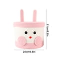 thumbnail image 3 of kladzum Easter Bunny Basket, Easter Cotton Rope Woven Storage Basket Desktop Sundries Snacks Toys Colorful Cotton Rope Storage Basket, Gifts Bags for Easter Decorations Party Supplies on Clearanc, 3 of 6