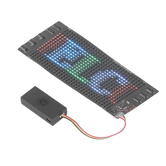 Panneau d'Affichage LED, Contrôle de l'Application USB 5V Faible Consommation de Défilement LED Signe Lumineux pour la Publicité
