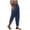 Blue, variant on lmcalzta Plus Size Linen Cotton Elastic Waist Athletic Lounge Pants with Pockets Breathable Beach Trousers with Pockets(S-5XL)
