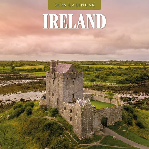 Red Robin 2026 Ireland Monthly Wall Calendar | 12" x 24" Open | Premium Thick & Sturdy Paper | Hangable 12 Month Calendar | Lined Notes & To Do Area | Vivid Images | Plastic Free