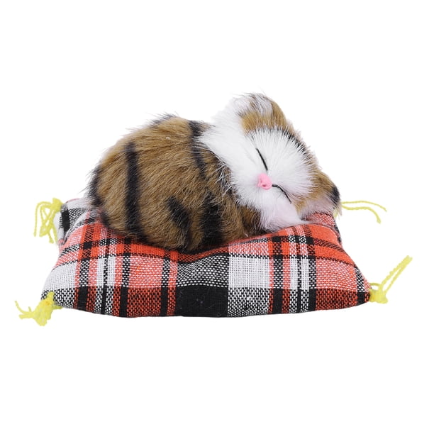 Simulación Sleeping Cat Plush Simulation Creative para Escritorio (caki)