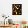 thumbnail image 2 of JEUXUS St. Michael Slaying The Devil by Raphael Art Canvas Print - Famous Fine Art Oil Painting Reproduction Canvas Wall Art Renaissance Art Home Decor 16x20 inch, 2 of 4