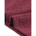 thumbnail image 5 of DARING DIVA Women's Plus Tops V Neck Pullover Knitted Casual Blouses 3X Burgundy, 5 of 6