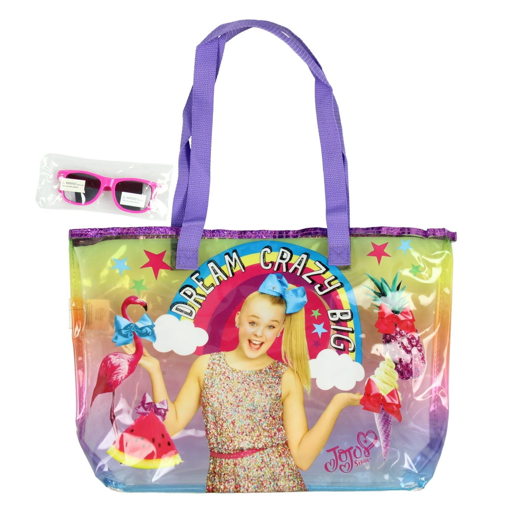 JoJo Siwa - Jojo Siwa Large Beach Tote Bag With Sunglasses (Dream Crazy