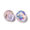 thumbnail image 2 of 100pcs Glass K9 Glass Imitation Austrian Beads Faceted Rondelle Pearl Pink 8x6mm Hole: 1mm, 2 of 3