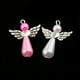 thumbnail image 4 of 2 piezas colgantes de ángel colgante de joyería de colgante de ángel alas de ángulo antigua, 4 of 8