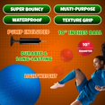 thumbnail image 3 of Set de kickball PlayBolt de 25 cm rojo y azul, 2 unidades con bomba, 3 of 7