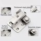 thumbnail image 4 of Engrosamiento de hardware de cierre de perno de acero inoxidable Home Gate Guard Home Safety, pequeña hebilla derecha, 11 Feliz Sencillez, 4 of 5