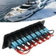 thumbnail image 3 of Armox Marine Boat Rocker Switch, RV Boat Yacht Combination Panel de Interruptor de 8 Posiciones Partes de Repuesto de Yates de Bote Rojo, 3 of 7
