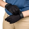 thumbnail image 4 of TuffRider Ladies Cool Flow Air Mesh Summer Riding Gloves- Black- X-Large, 4 of 5