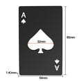 thumbnail image 7 of Travelwant Poker Card Bottle Opener Wallet Size Stainless Steel - Ace Card Bottle Opener Playing Cards - Beer Bottle Opener - Good Gift For Him, 7 of 7