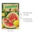 thumbnail image 2 of Metal plaque, Vintage Sweet Summer Watermelon Lemonade Metal Wall Sign - Rustic Tinplate Decor with Vibrant Colors, Perfect for Home, Cafe, Office, 8"x12", Lemon Kitchen Decor, 2 of 7