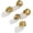 Gold, variant on Vintage Gold Flower Stackable Knuckle Rings for Women,Boho Chunky Carved Floral Statement Rings Set,Bohemian Retro Stack Jewelry Midi Rings Pack
