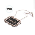 thumbnail image 4 of Mistaha Mini Chalkboard Signs Set - Decorative Reminder Plaques for Home and Events - Cute Wood Crafts with Lace Borders - Easy to Write and Hang - Pack of 12, 4 of 7