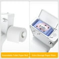 thumbnail image 5 of Inodoro de entrenamiento para bebé, inodoro de entrenamiento realista con asiento suave, sonido de descarga realista, olla extraíble, tanque de almacenamiento, soporte de papel higiénico, protector co, 5 of 5