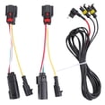 thumbnail image 2 of Gsuatey LED Headlight Adapter W/ DRL 4th Wire Harness for Jeep Wrangler JL 2018 -2022, 2 of 12